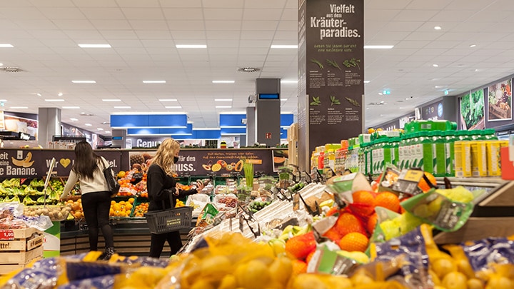 EDEKA Supermarkt die Lösung