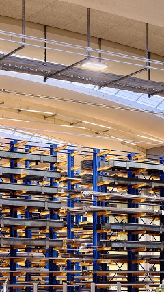 LED-Industriebeleuchtung bei der PÖTTINGER Landtechnik GmbH in Grieskrichen