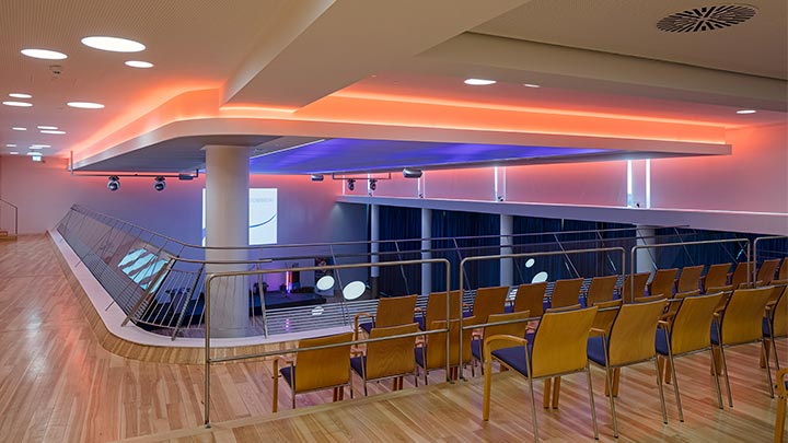 LED-Eventbeleuchtung bei der IHK für München und Oberbayern