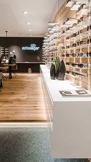Augenoptiker Schwaiger Shopbeleuchtung
