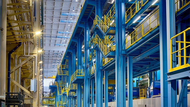 Voestalpine Hallenbeleuchtung