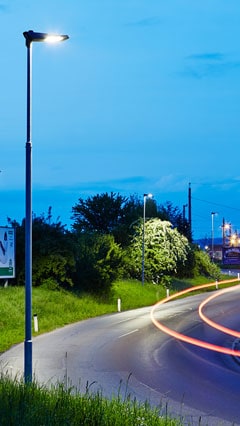 LED-Straßenbeleuchtung in der Stadtgemeinde Knittelfeld