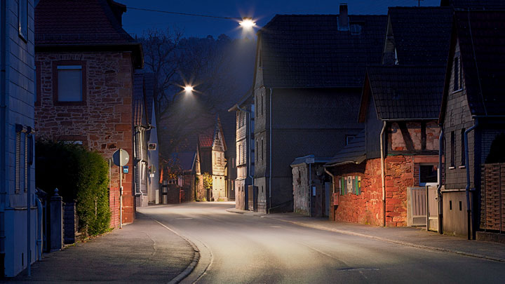 Straßenbeleuchtung in Ortenberg