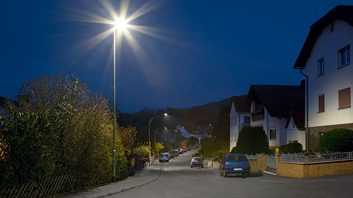 Straßenbeleuchtung in Ortenberg