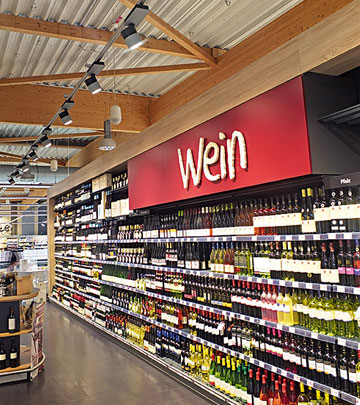 EDEKA Supermarktbeleuchtung