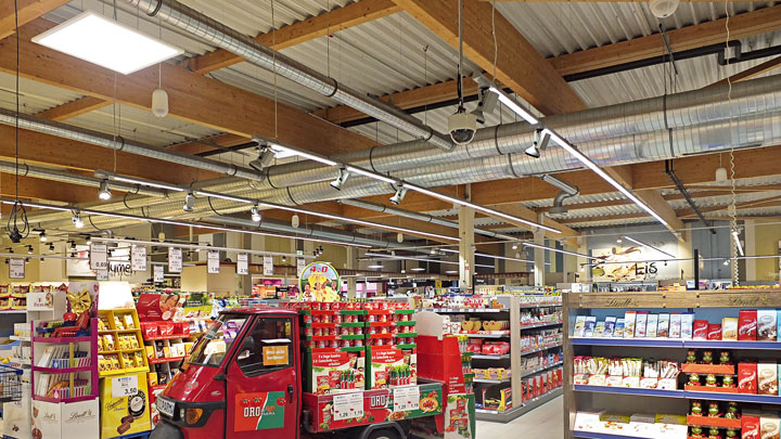 EDEKA Supermarktbeleuchtung