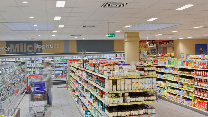 EDEKA Supermarktbeleuchtung