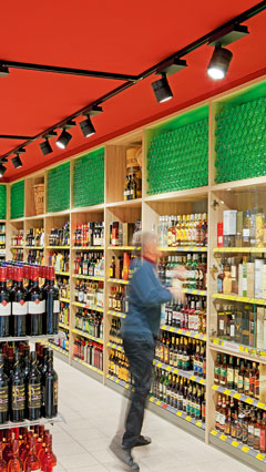 EDEKA Supermarktbeleuchtung