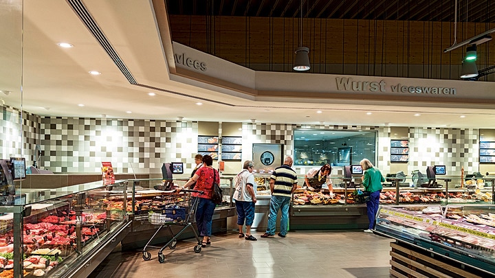EDEKA Supermarktbeleuchtung