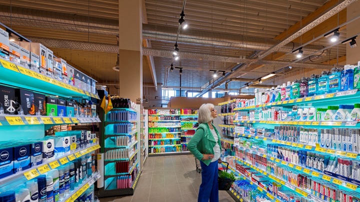 EDEKA Supermarktbeleuchtung