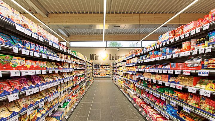 EDEKA Supermarktbeleuchtung