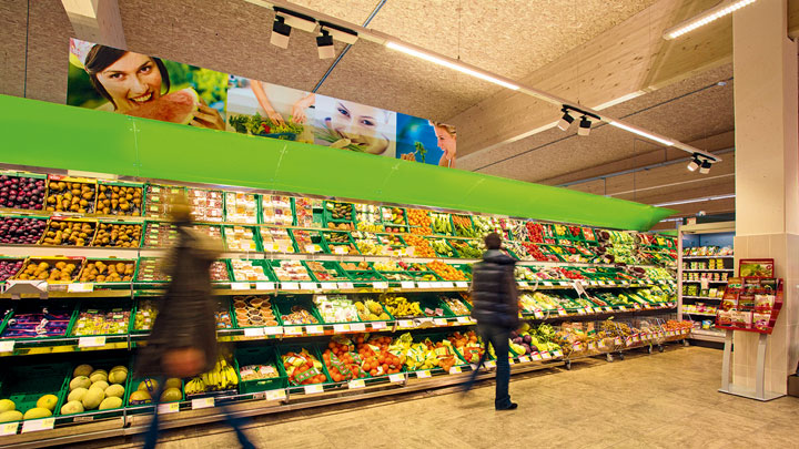 EUROSPAR Supermarktbeleuchtung