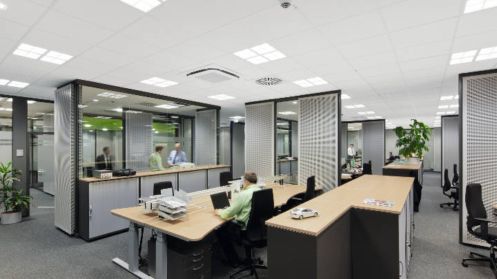Moderne Bürobeleuchtung von Philips 