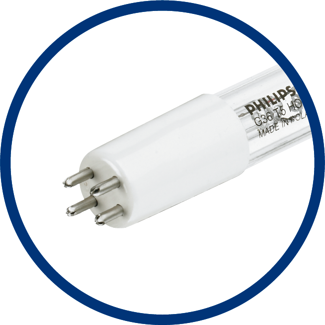 image d'une lampe de désinfection par UV-C