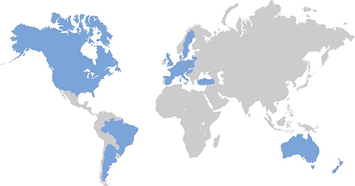 Carte du monde