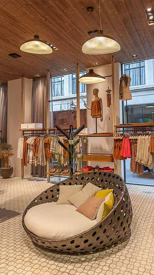 Magasin joliment mis en lumière par Philips PerfectAccent