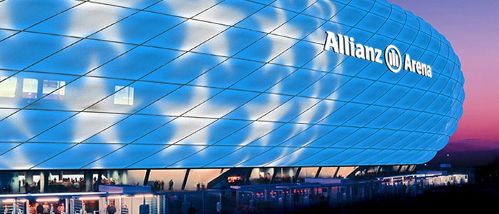 Le stade du Bayern de Munich mis en lumière par des LED Philips