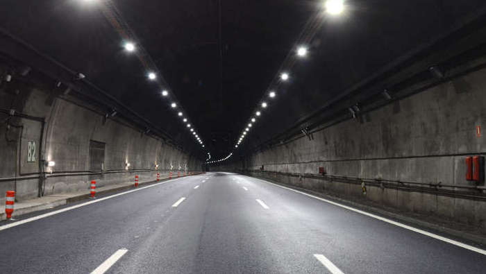Entrée du tunnel de Lundby
