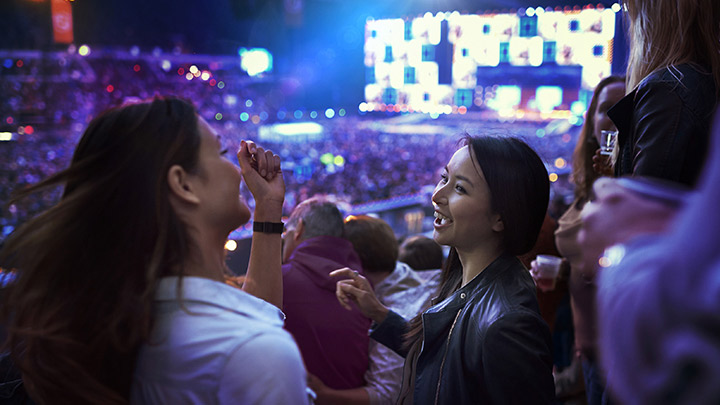 ArenaVision: Unmittelbare Lichtshows im Stadion mit voreingestellten Beleuchtungsszenen