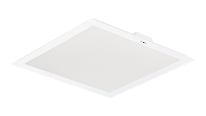 SlimBlend Square bietet komfort-steigernde Effekte, wie beispielsweise eine diffuse Beleuchtung, die sich in Ihre Deckenarchitektur einfügt
