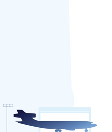 Illustration de pistes aéroport, avec un avion garé