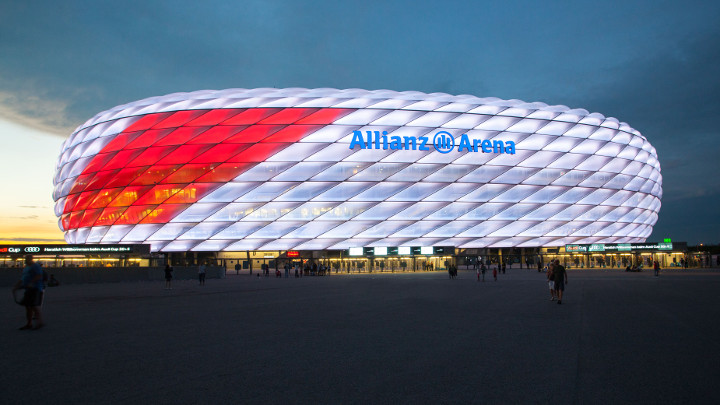 Philips LED-Sonderbeleuchtung Allianz Arena zum Audi Cup - Sportbeleuchtung