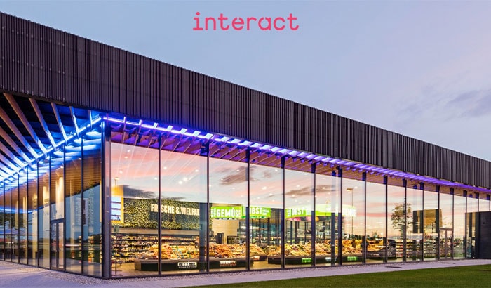 Vitrine commerciale bien éclairée