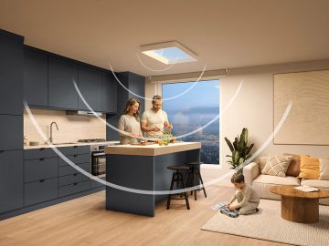 Die VitaUp-Technologie vom Philips Skylight ist sicher für Menschen, Tiere und Pflanzen