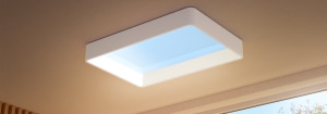 Philips Skylight est conçu pour reproduire la luminosité, les nuances et la profondeur de la lumière du soleil, créant l'illusion de la lumière du jour à l'intérieur grâce à la technologie LED brevetée NatureConnect.